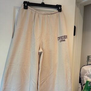 Primark Cream Track Pants